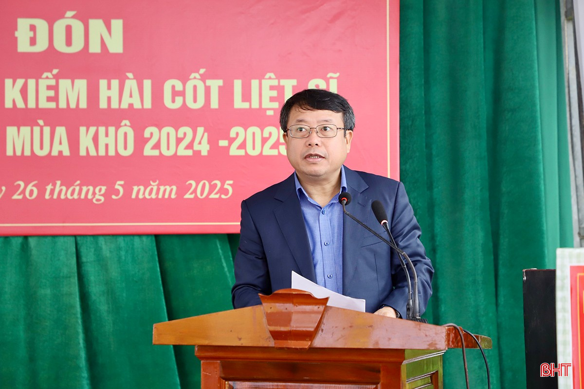 Phó Chủ tịch UBND tỉnh Dương Tất Thắng - Trưởng ban Chỉ đạo 515 tỉnh Hà Tĩnh phát biểu tại buổi lễ. bqbht_br_img-9341-copy.jpg