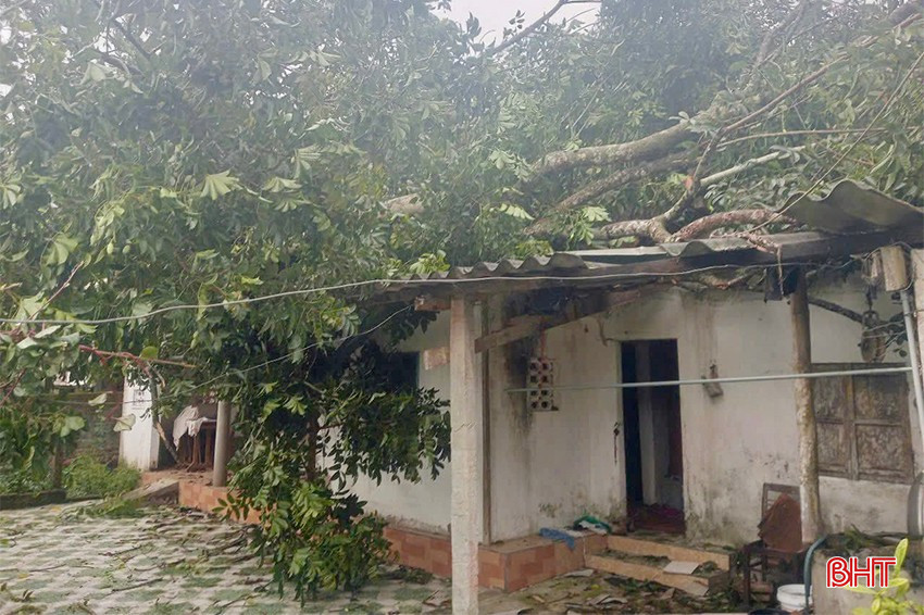 Lốc xoáy đã khiến 25 ngôi nhà và công trình phụ của người dân Hương Sơn bị tốc mái. bqbht_br_img-9590-copy.jpg