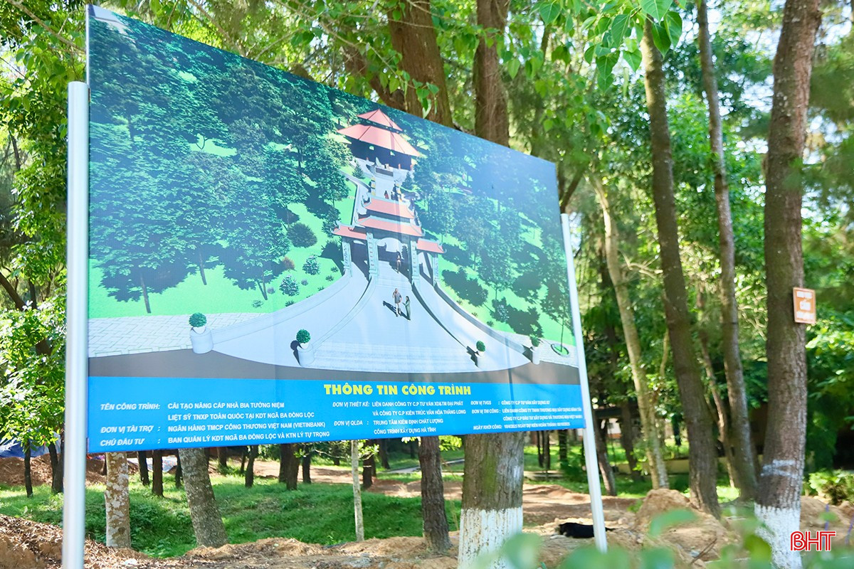 Das Projekt zur Renovierung und Modernisierung des National Youth Volunteers Memorial House an der Dong Loc T-Junction Relic Site verfügt über ein Gesamtkapital von mehr als 9,22 Milliarden VND. Projekt gesponsert von der Vietnam Joint Stock Commercial Bank for Industry and Trade; Der Investor ist das Dong Loc T-junction Relic Site Management Board. Die Auftragnehmer sind Binh Tai Construction and Trade Company Limited und Vietnam Construction and Trade Investment Joint Stock Company 1 in Ha Tinh City. bqbht_br_img-6081-3-copy.jpg