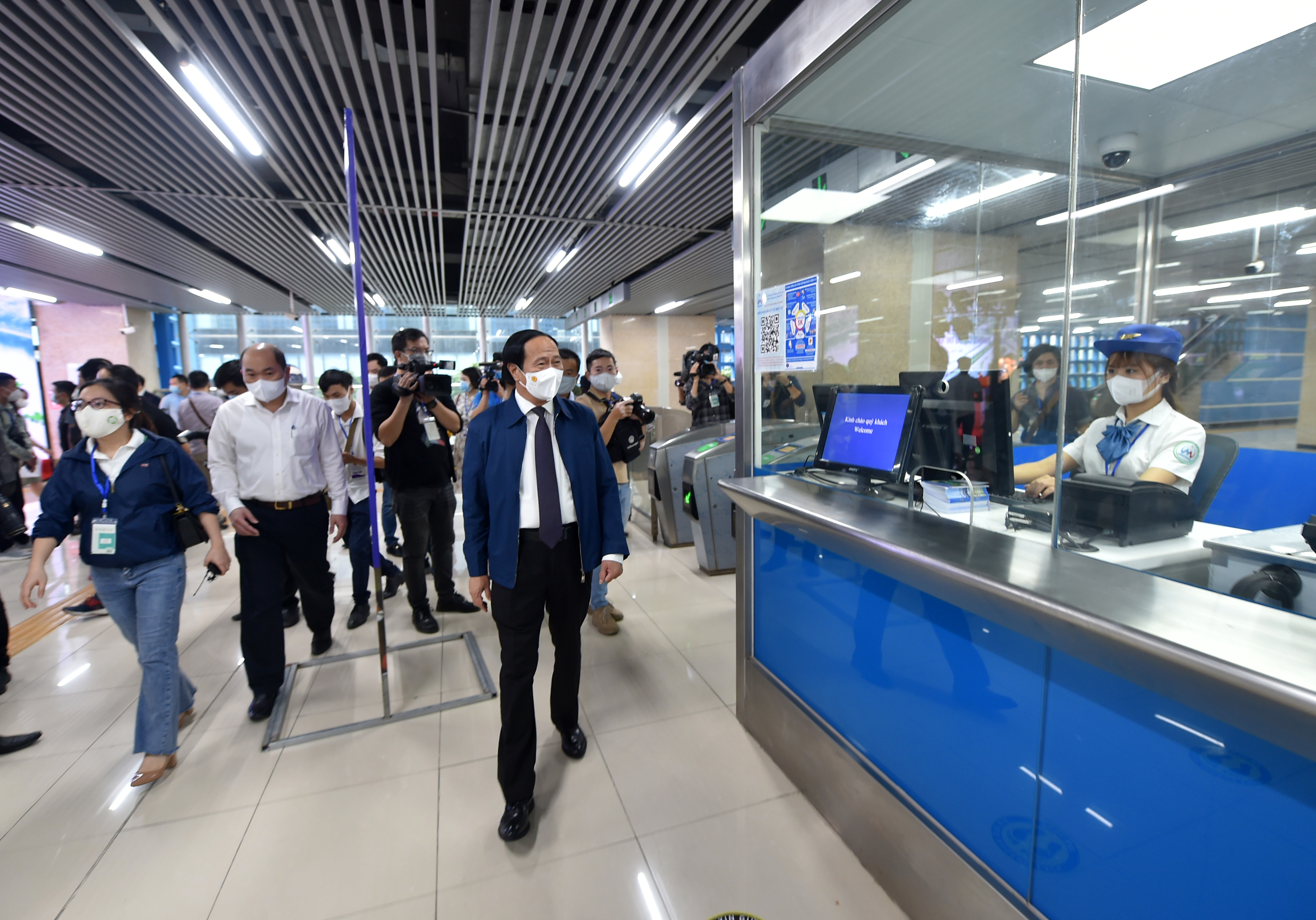 Chuyến tàu thương mại đầu tiên tuyến Cát Linh - Hà Đông