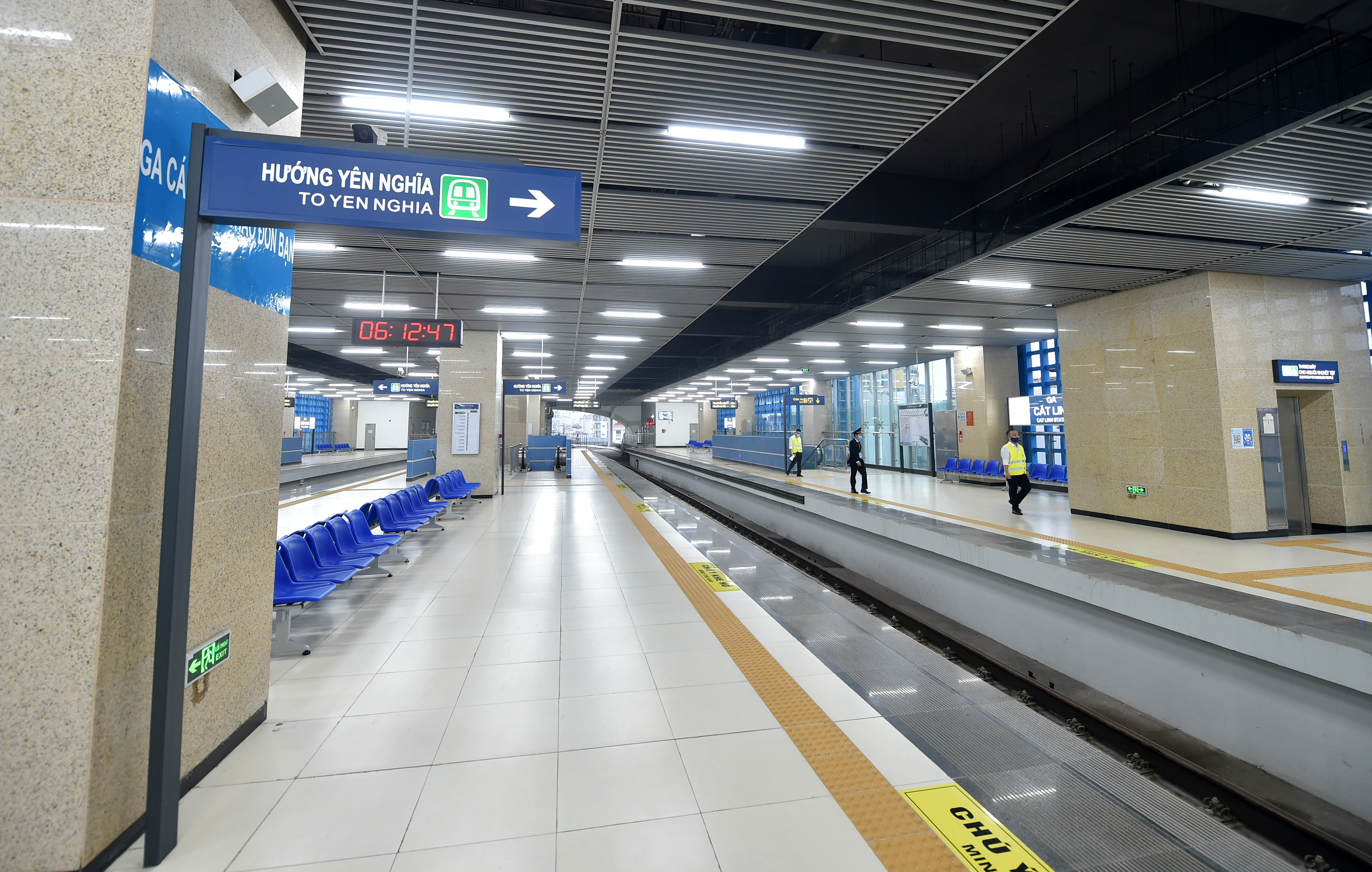 Chuyến tàu thương mại đầu tiên tuyến Cát Linh - Hà Đông