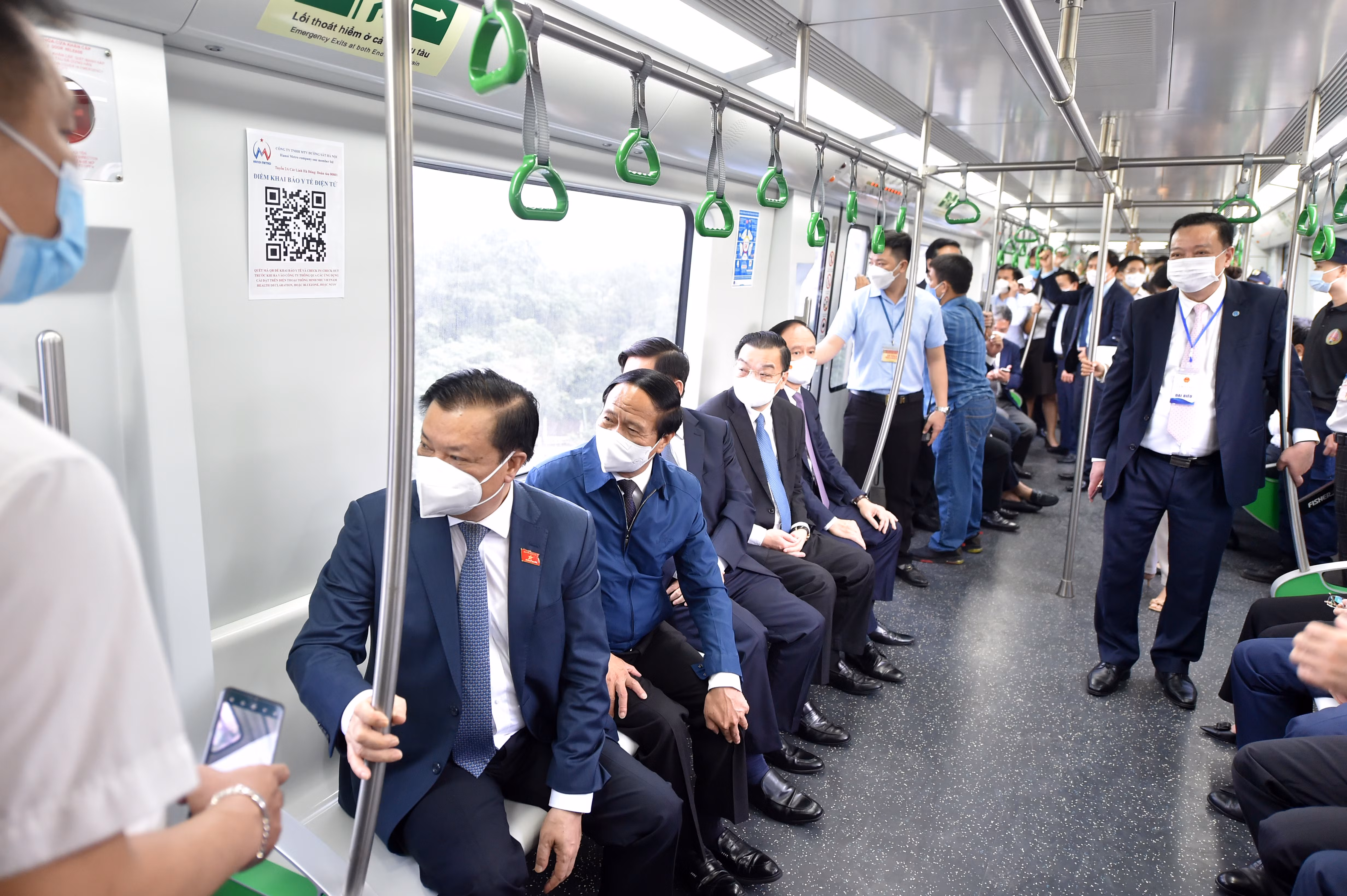 Chuyến tàu thương mại đầu tiên tuyến Cát Linh - Hà Đông