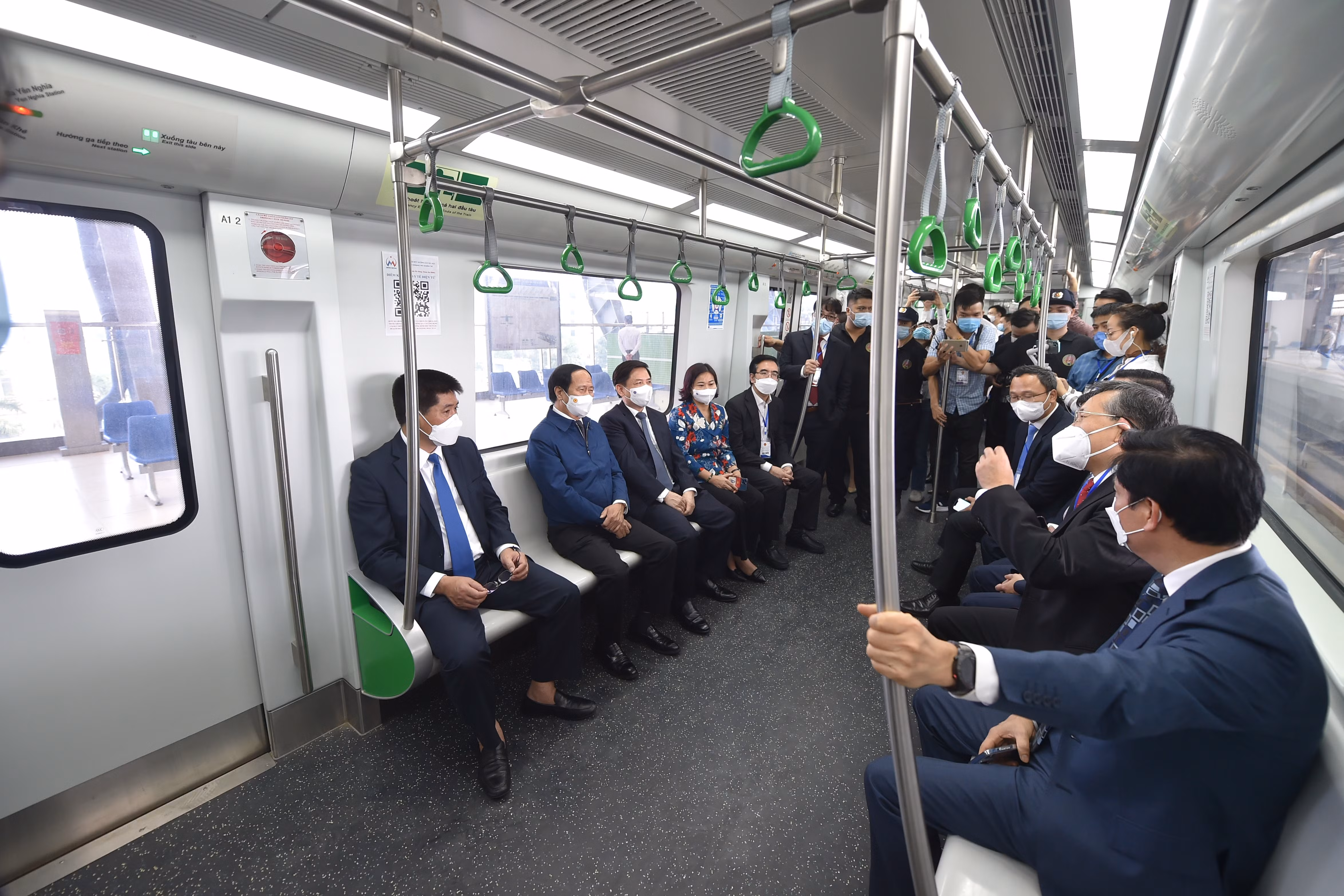 Chuyến tàu thương mại đầu tiên tuyến Cát Linh - Hà Đông