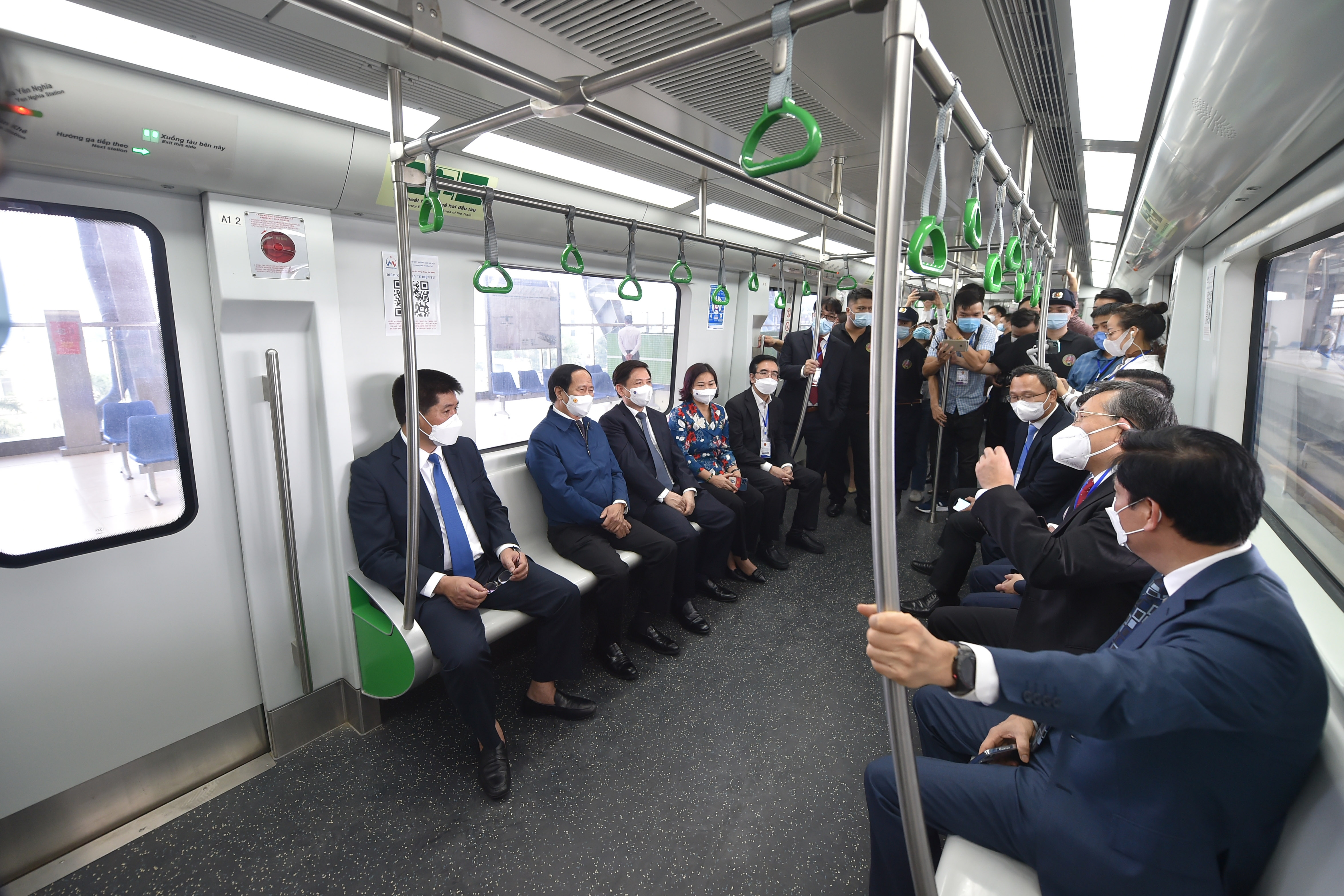 Chuyến tàu thương mại đầu tiên tuyến Cát Linh - Hà Đông