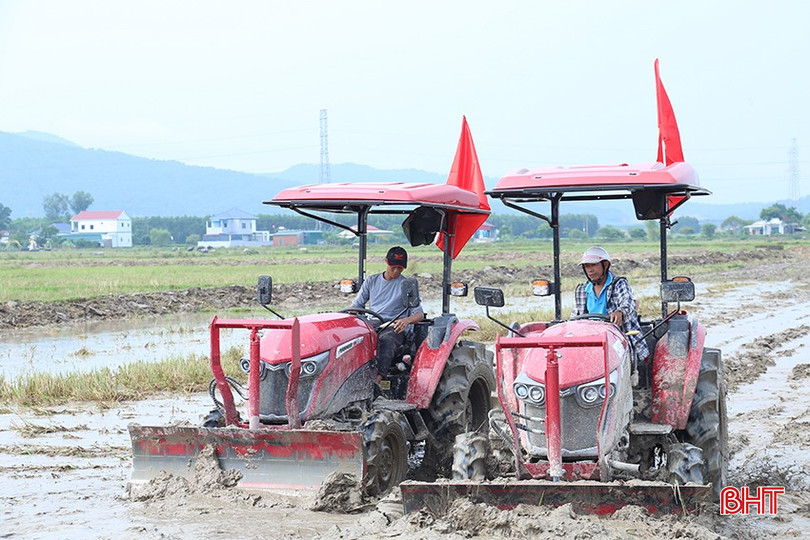 Bà con nông dân cày ải lần 1 để chuẩn bị xuống giống vụ xuân 2025. bqbht_br_img-4923.jpg