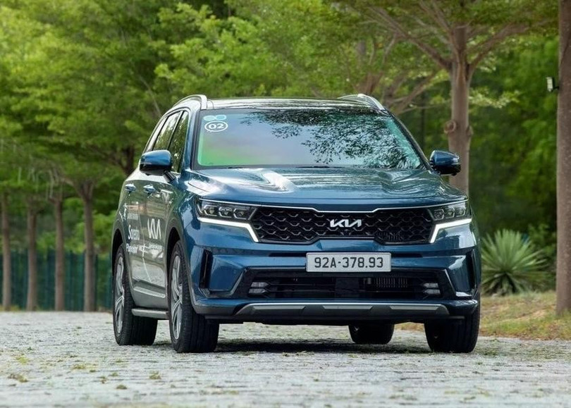 Kia Sorento được giảm đến 80 triệu đồng trong tháng 6. Ảnh: Thaco. Kia Sorento được giảm đến 80 triệu đồng trong tháng 6. Ảnh: Thaco.