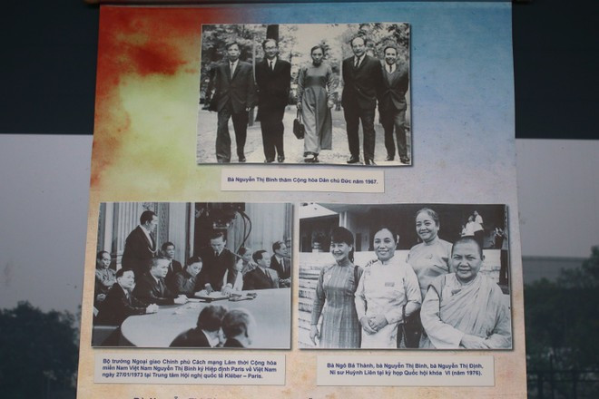 Trong giai đoạn 1969-1976, trên cương vị Bộ trưởng Bộ Ngoại giao, bà Nguyễn Thị Bình là một trong những biểu tượng tiêu biểu của ngoại giao cách mạng. (Ảnh: PV/Vietnam+) Trong giai đoạn 1969-1976, trên cương vị Bộ trưởng Bộ Ngoại giao, bà Nguyễn Thị Bình là một trong những biểu tượng tiêu biểu của ngoại giao cách mạng. (Ảnh: PV/Vietnam+)