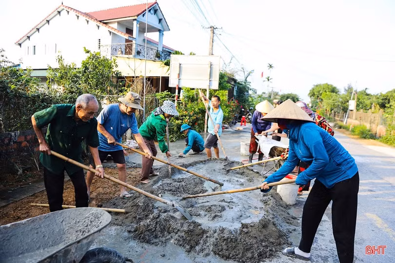 Từ nguồn kinh phí được phân bổ, các địa phương có thêm nguồn lực đầu tư xây dựng hạ tầng giao thông nông thôn