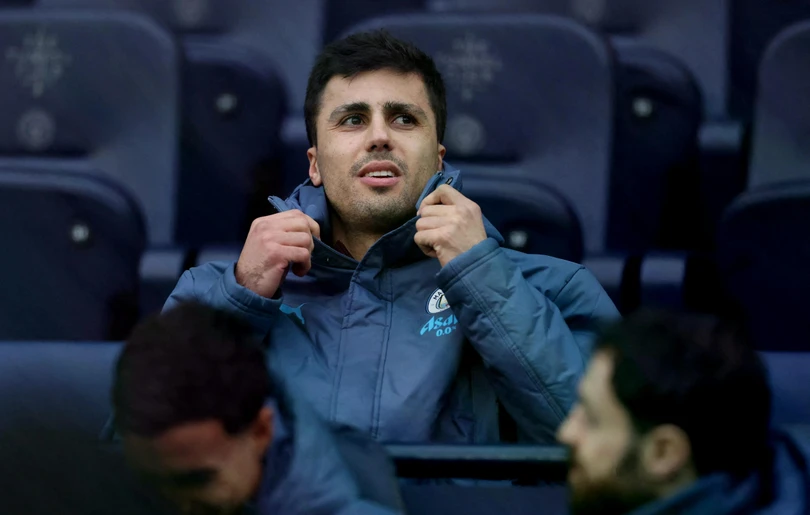 Rodri trở lại có thể giúp Man City chơi khởi sắc. Ảnh: Reuters.
