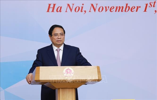 Thủ tướng Phạm Minh Chính chủ trì Hội nghị tham vấn các chuyên gia, tổ chức trong nước và quốc tế về thành lập Trung tâm tài chính quốc tế tại Việt Nam. Ảnh: Dương Giang/TTXVN Thủ tướng Phạm Minh Chính chủ trì Hội nghị tham vấn các chuyên gia, tổ chức trong nước và quốc tế về thành lập Trung tâm tài chính quốc tế tại Việt Nam. Ảnh: Dương Giang/TTXVN