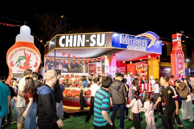 Masan Consumer mang những đặc trưng gia vị Việt Nam đến với lễ hội phở. Ảnh: Masan