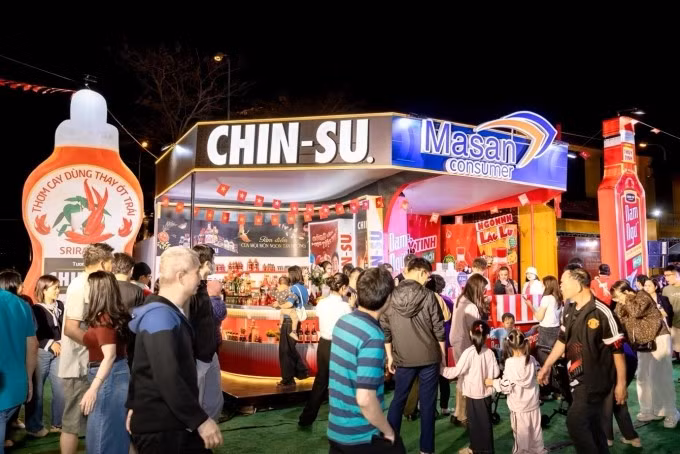 Masan Consumer mang những đặc trưng gia vị Việt Nam đến với lễ hội phở. Ảnh: Masan