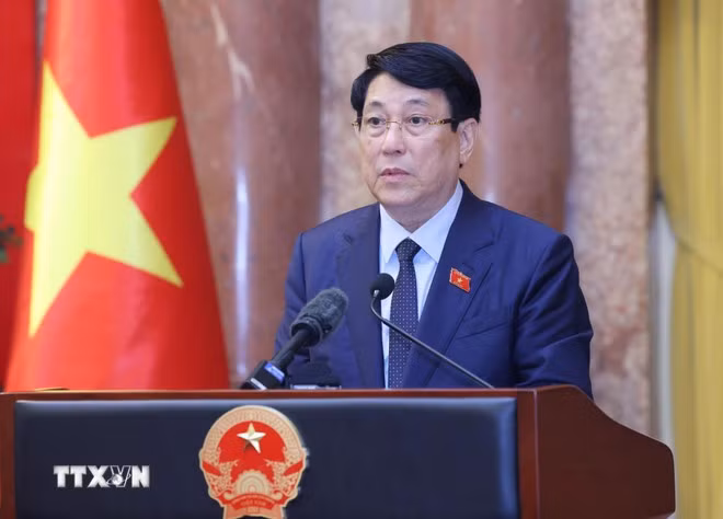 Chủ tịch nước Cộng hòa xã hội chủ nghĩa Việt Nam Lương Cường. (Ảnh: TTXVN)