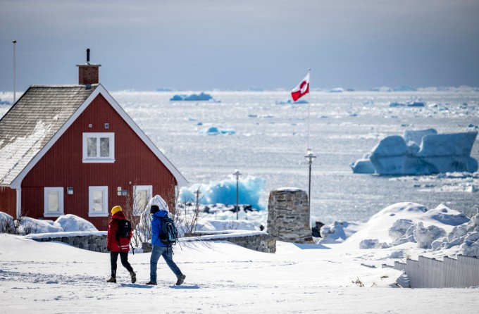Một cảng ở Nuuk, Greenland hồi tháng 3/2025. Ảnh: AFP