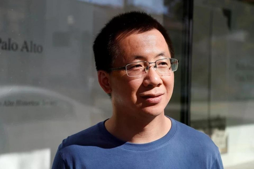 Trương Nhất Minh, nhà sáng lập ByteDance, tập đoàn sở hữu TikTok, hiện đứng đầu danh sách các tỷ phú tại Trung Quốc. Ảnh: Reuters.