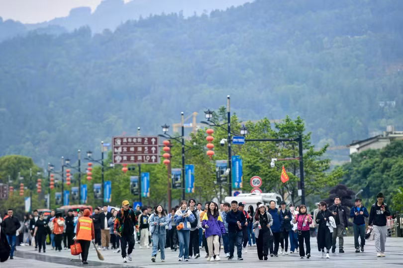 Các điểm đến tại Trương Gia Giới hút khách Việt nhất vào năm 2023. Ảnh: Duy Hiệu.