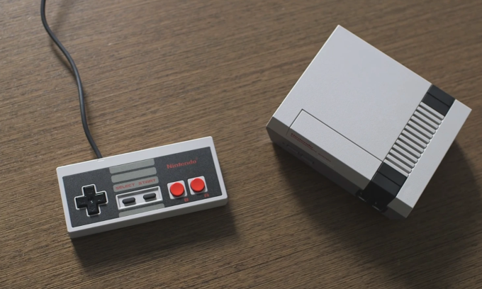 Một mẫu máy game NES. Ảnh: The Verge Một mẫu máy game NES. Ảnh: The Verge