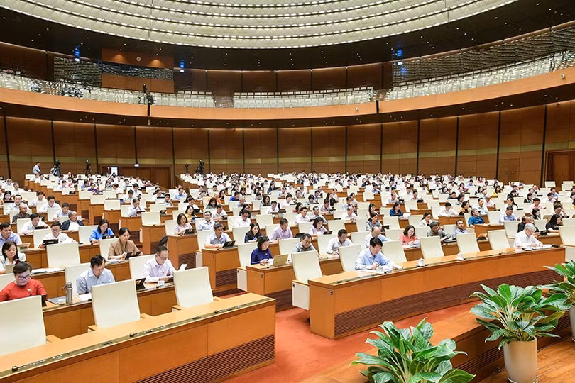 Toàn cảnh phiên thảo luận dự án Luật Di sản văn hóa (sửa đổi)