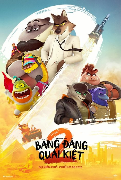 Poster phim hoạt hình Băng đảng quái kiệt 2. Poster phim hoạt hình Băng đảng quái kiệt 2.