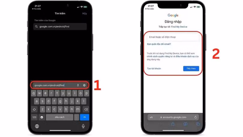 Mở trình duyệt và truy cập.