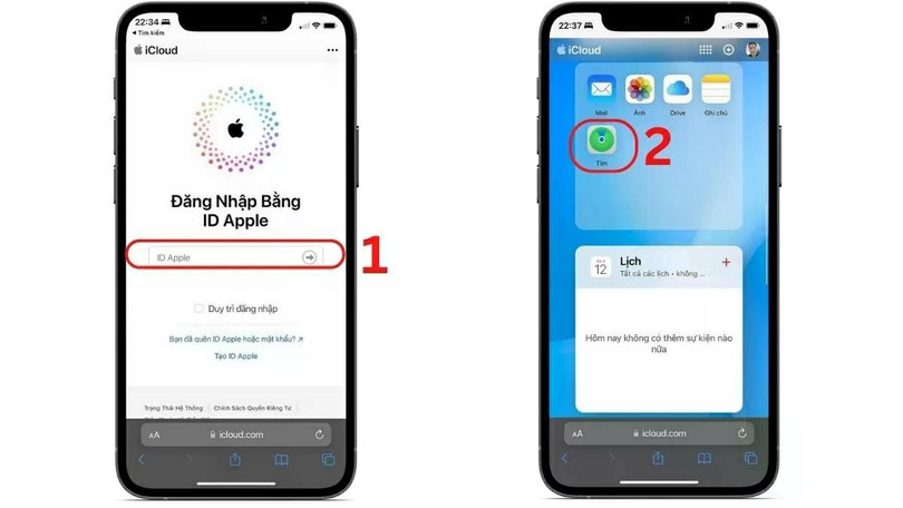 Đăng nhập bằng tài khoản Apple ID. Đăng nhập bằng tài khoản Apple ID.