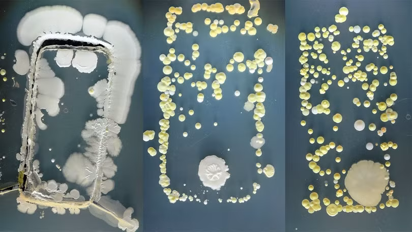 Vi khuẩn tìm thấy trên ốp lưng điện thoại.