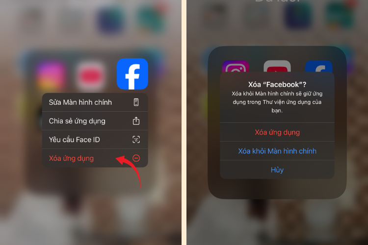 Gỡ và cài đặt lại ứng dụng Facebook Gỡ và cài đặt lại ứng dụng Facebook