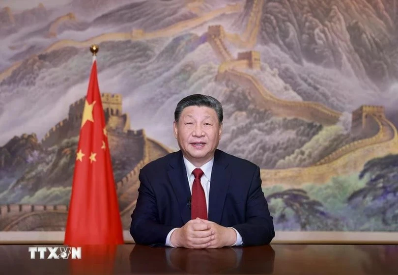 Tổng Bí thư, Chủ tịch nước Trung Quốc Tập Cận Bình . (Ảnh: THX/TTXVN)