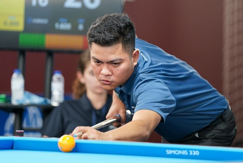Cơ thủ Nguyễn Trần Thanh Tự. (Ảnh: Minh Điền Billiards) Cơ thủ Nguyễn Trần Thanh Tự. (Ảnh: Minh Điền Billiards)