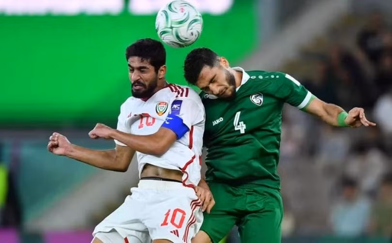 U23 UAE (áo trắng) trở thành đối thủ của thầy trò Kim Sang-sik.