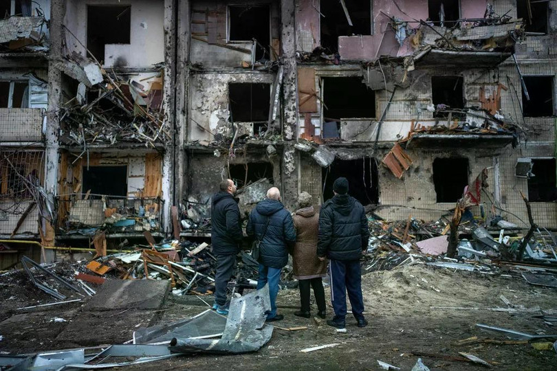 Ukraine đã tiến hành gia hạn thiết quân luật và tổng động viên thêm 3 tháng (Ảnh: AP)