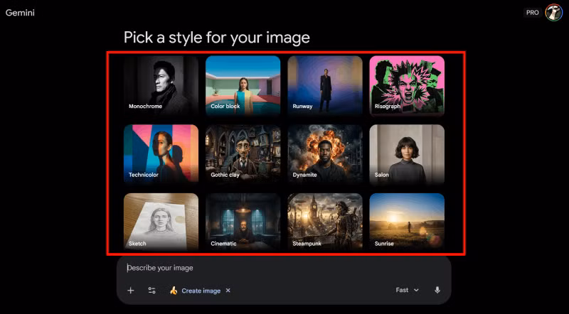 Hệ thống sẽ gợi ý nhiều thể loại nhạc như pop, rap, R&amp;B, cinematic…