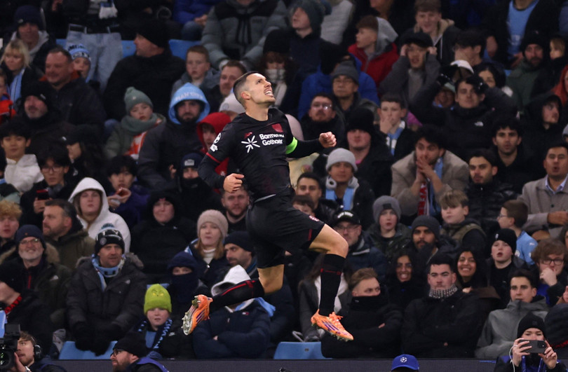 Leverkusen thăng hoa tại Etihad.