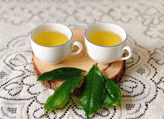 Trà ấm có thể làm giảm ngứa họng. Ảnh: Bảo Bảo