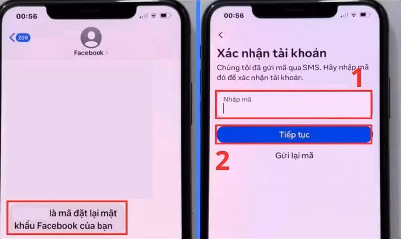 Kiểm tra hộp thư hoặc tin nhắn.