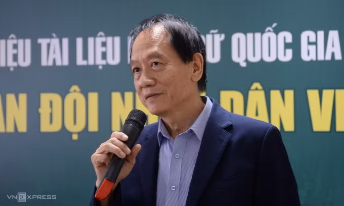 Ông Võ Hồng Nam, con trai của cố đại tướng Võ Nguyên Giáp. Ảnh: Sơn Hà