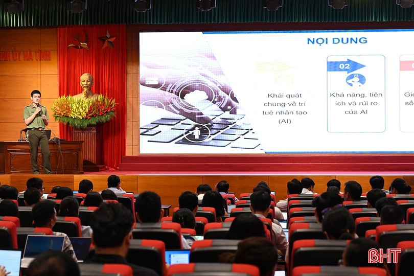 Văn phòng Tỉnh ủy tổ chức tập huấn trang bị kiến thức nền tảng và ứng dụng thực tiễn của trí tuệ nhân tạo (AI) và giải đáp các vướng mắc trong thực hiện chuyển đổi số ở cơ quan Đảng. amhjsh.jpg