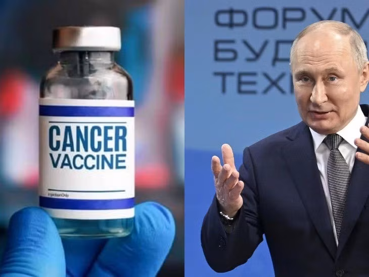 Tháng 2-2024, Tổng thống Nga Vladimir Putin từng nói rằng các nhà khoa học Nga đã tiến gần đến việc tạo ra vắc xin chống ung thư và có thể sớm cung cấp cho bệnh nhân - Ảnh: NTR TRUST