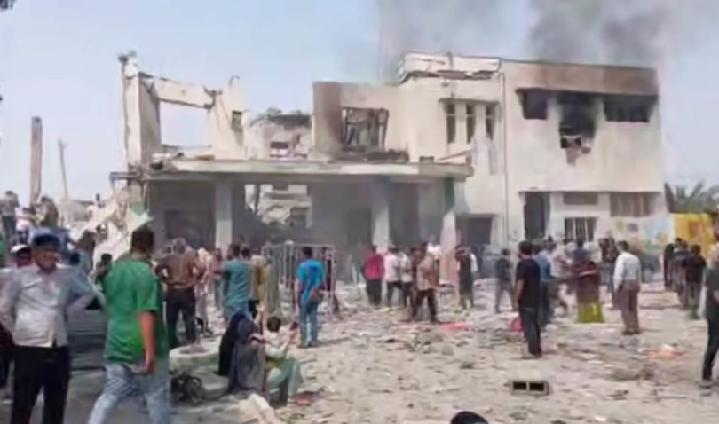 Ngôi trường nữ sinh ở Minab bị trúng không kích của Israel ngày 28/2. Ảnh: RT