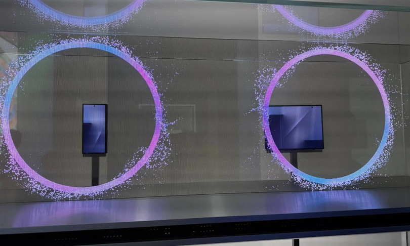 Mẫu Galaxy Z TriFold được trưng bày tại sự kiện K-Tech Showcase. Ảnh: Chosun/Dailian. Mẫu Galaxy Z TriFold được trưng bày tại sự kiện K-Tech Showcase. Ảnh: Chosun/Dailian.