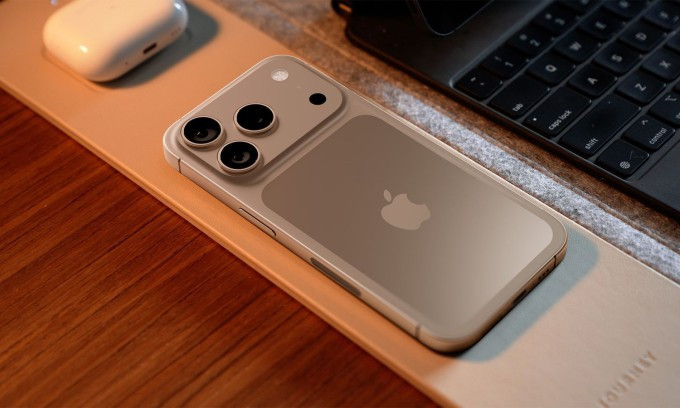 Ảnh dựng iPhone 17 Pro theo các tin đồn: Ảnh: Macrumors Ảnh dựng iPhone 17 Pro theo các tin đồn: Ảnh: Macrumors
