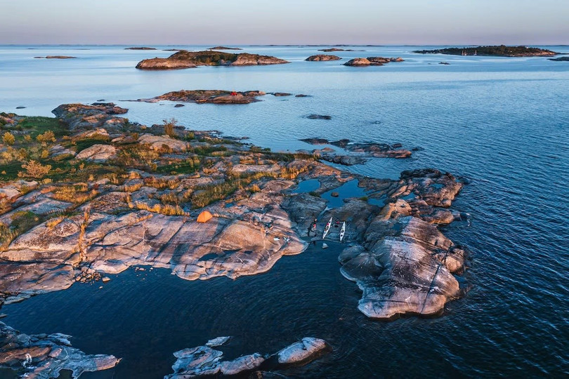 Đi bộ đường dài trên con đường mòn mới rộng lớn này Quần đảo Stockholm (Thụy Điển). Ảnh: Martin Edström.