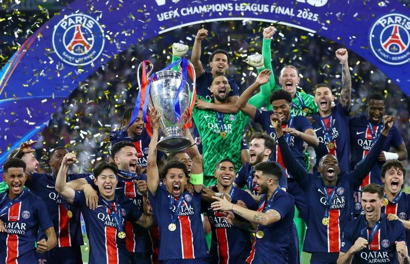 PSG lần đầu vô địch Champions League. PSG lần đầu vô địch Champions League.