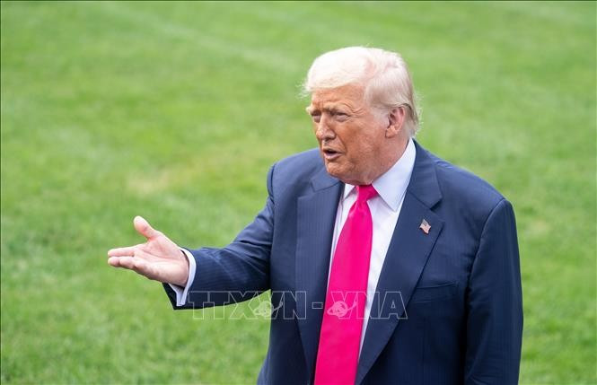 Tổng thống Mỹ Donald Trump. Ảnh: THX/TTXVN Tổng thống Mỹ Donald Trump. Ảnh: THX/TTXVN