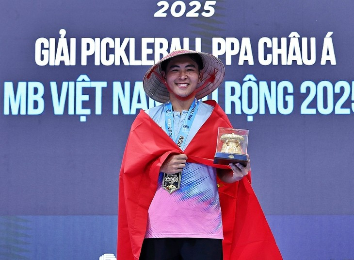 Phúc Huỳnh đăng quang thuyết phục ở Vietnam Open 2025 - Ảnh: PPA Phúc Huỳnh đăng quang thuyết phục ở Vietnam Open 2025 - Ảnh: PPA