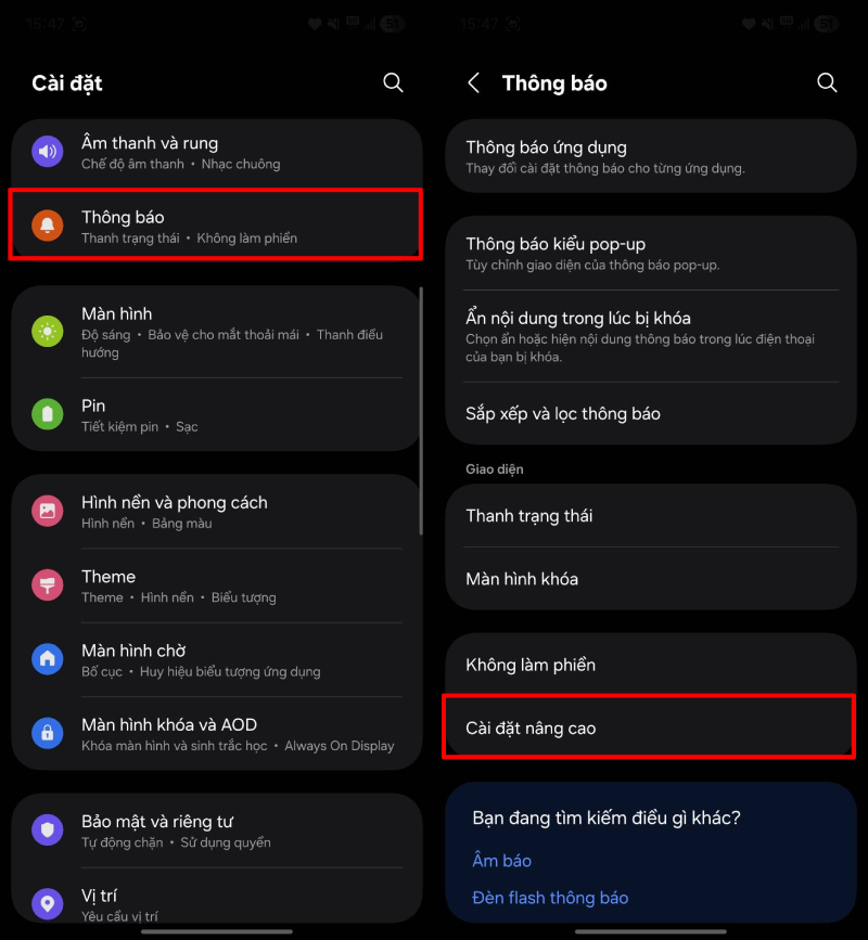 Mở Cài đặt trên điện thoại.