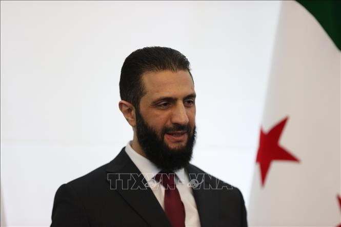 Tổng thống lâm thời Syria Ahmed al-Sharaa. Ảnh: AA/TTXVN