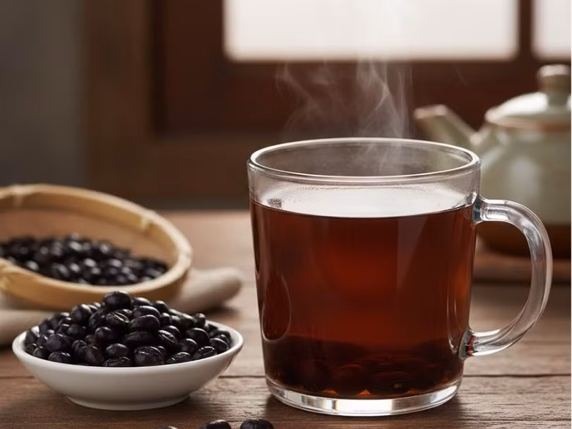 Đậu đen có tính bình, vị ngọt, giúp thanh nhiệt và giải độc rất tốt.