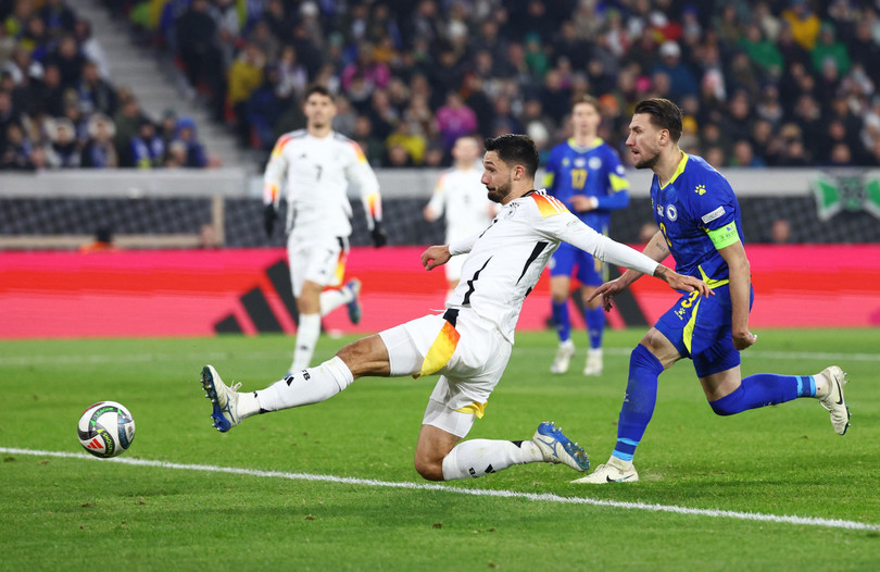 Phút 79, Kleindienst hoàn tất cú đúp với pha nhoài người dứt điểm sau đường kiến tạo của Antonio Rudiger. Khoảnh khắc này ấn định chiến thắng 7-0 cho tuyển Đức, đồng thời tiễn Bosnia xuống League B sớm một vòng đấu.