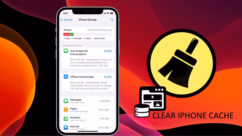 Cách xóa bộ nhớ đệm trên iPhone đơn giản và hiệu quả.